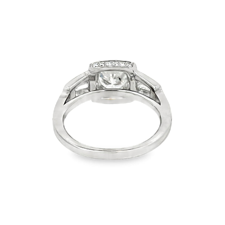 White Gold 2.24ct Round Diamond Engagement Ring