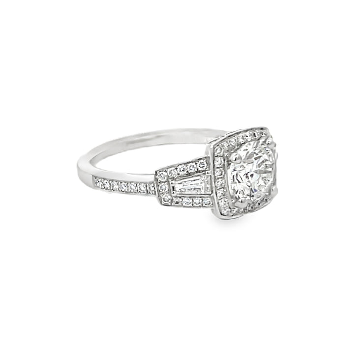 White Gold 2.24ct Round Diamond Engagement Ring