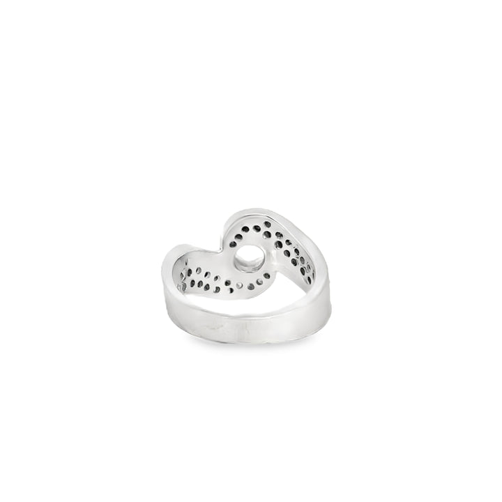 White Gold 0.77 Carat  Diamond Semi Mounting Ring