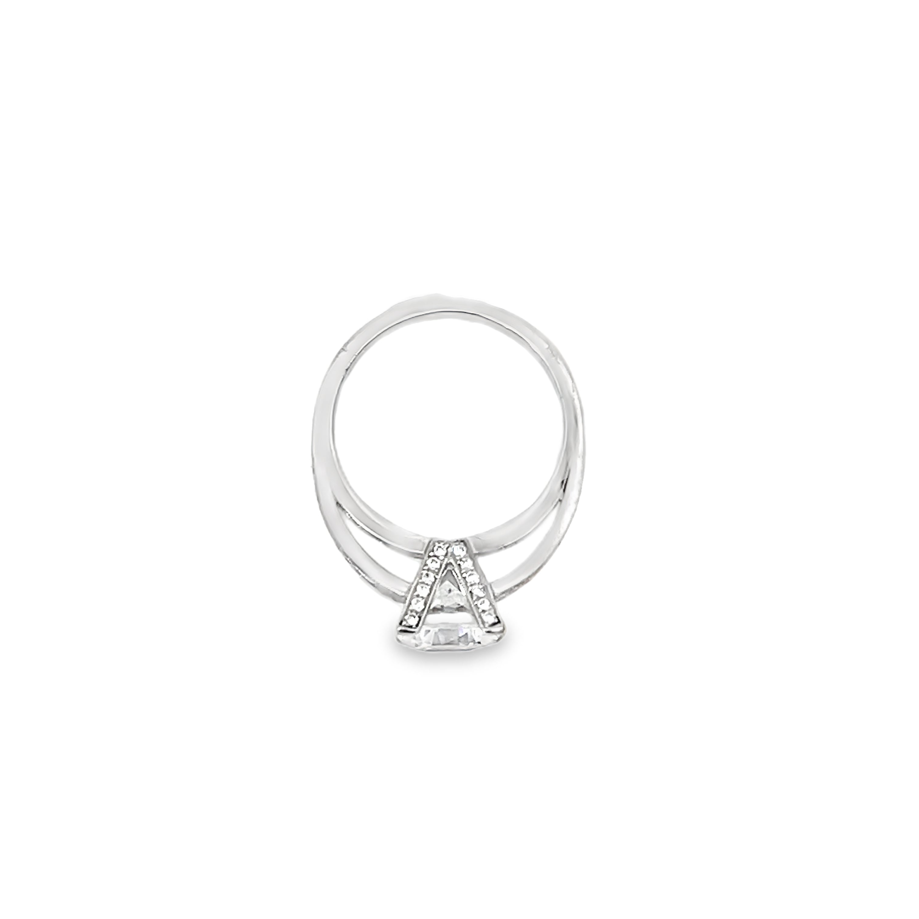White Gold 0.59 Carat Diamond Semi Mounting Ring