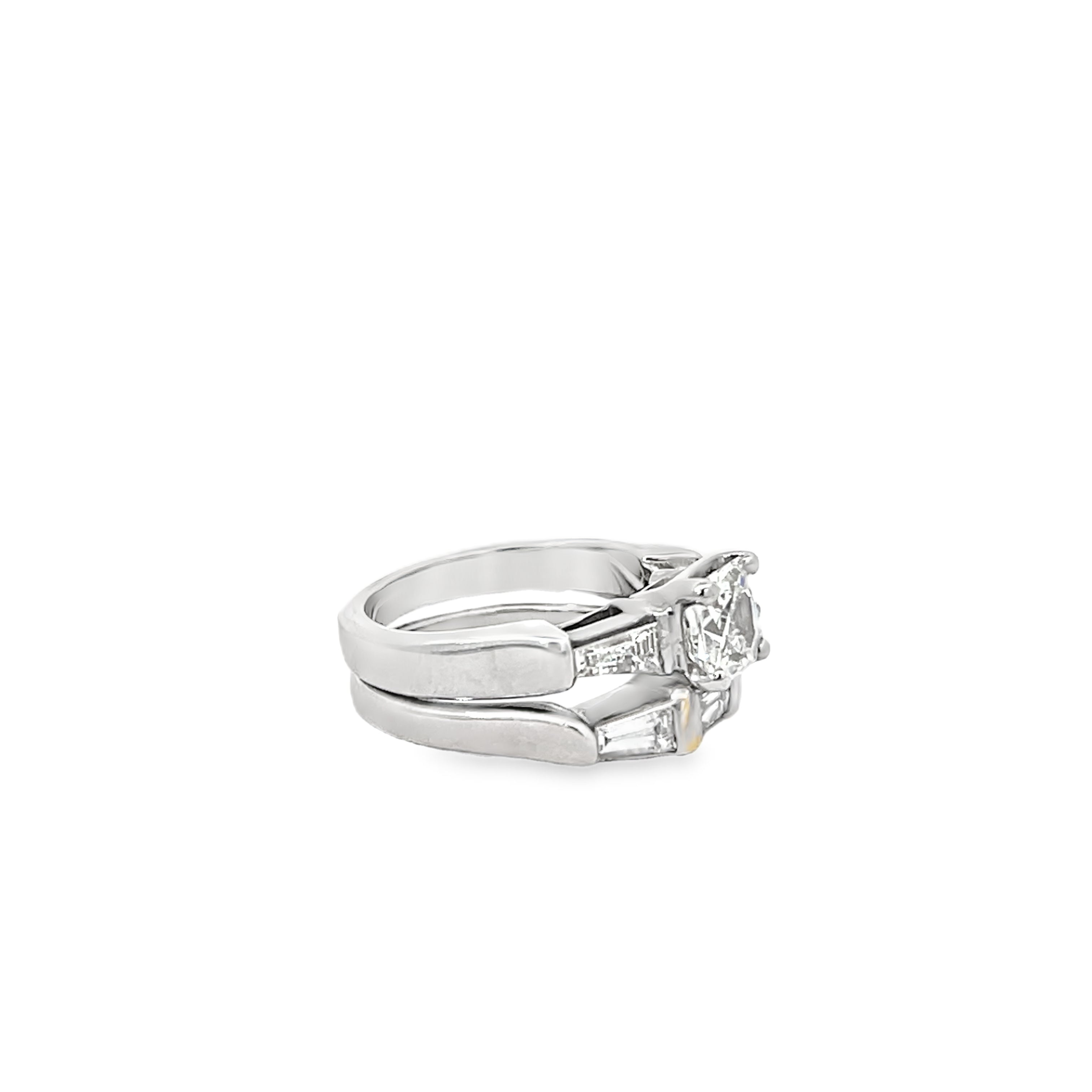 White Gold 2.22 Carats Tycoon Diamond Ring