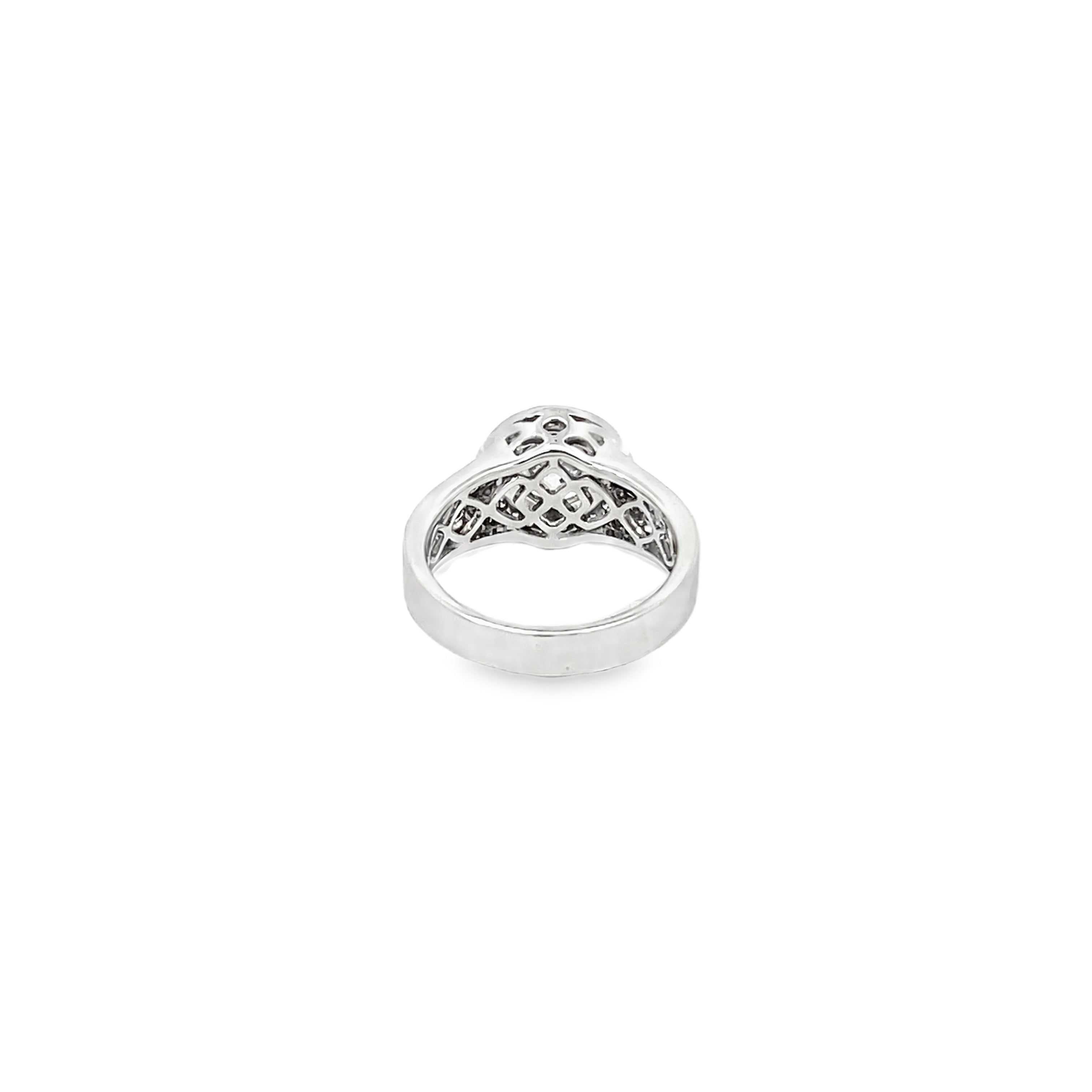 White Gold Diamond Semi Mounting 0.48 Carat