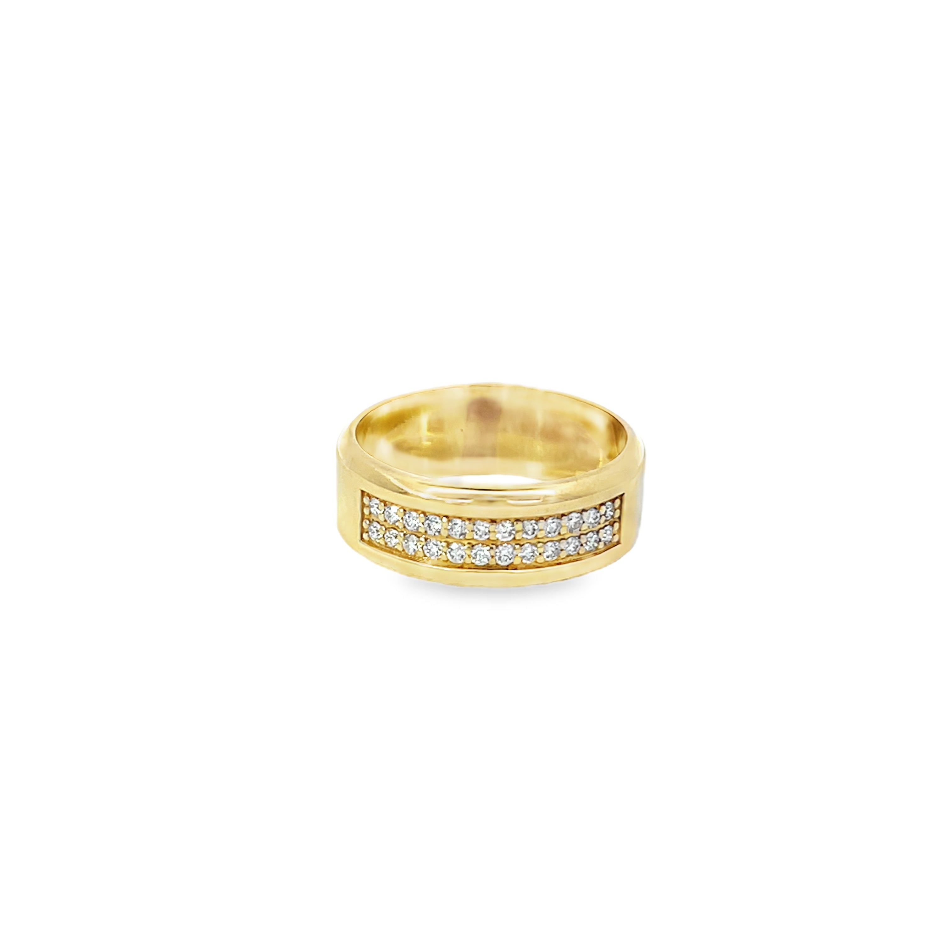 Yellow Gold Lab Grown Diamond Band