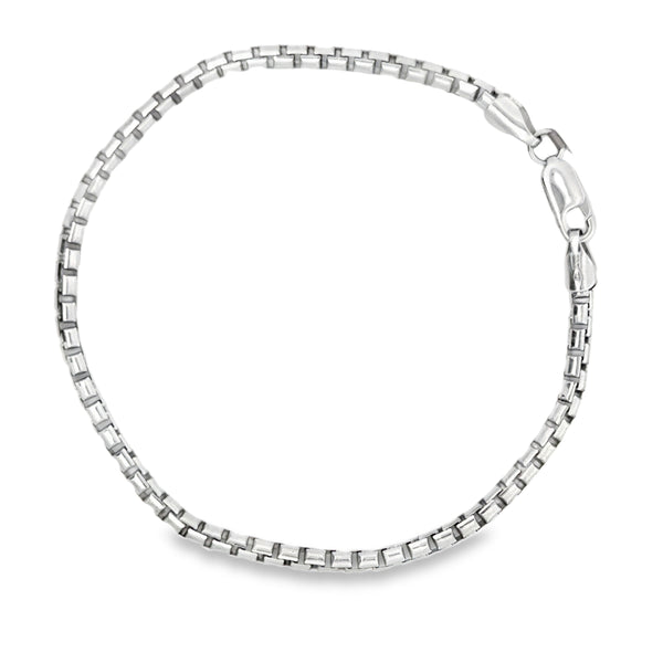 10k Gold 3mm Box Chain Bracelet