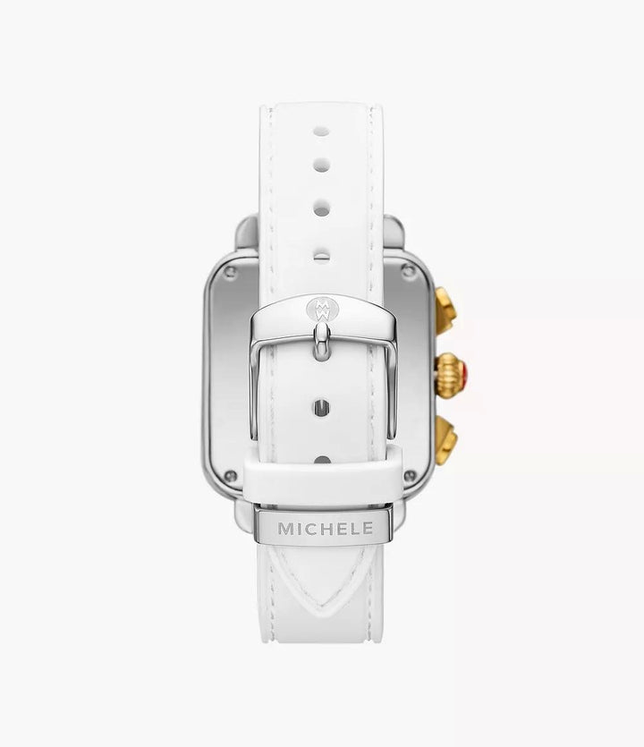 Michele Deco Sport Watch 36MM - White Silicone