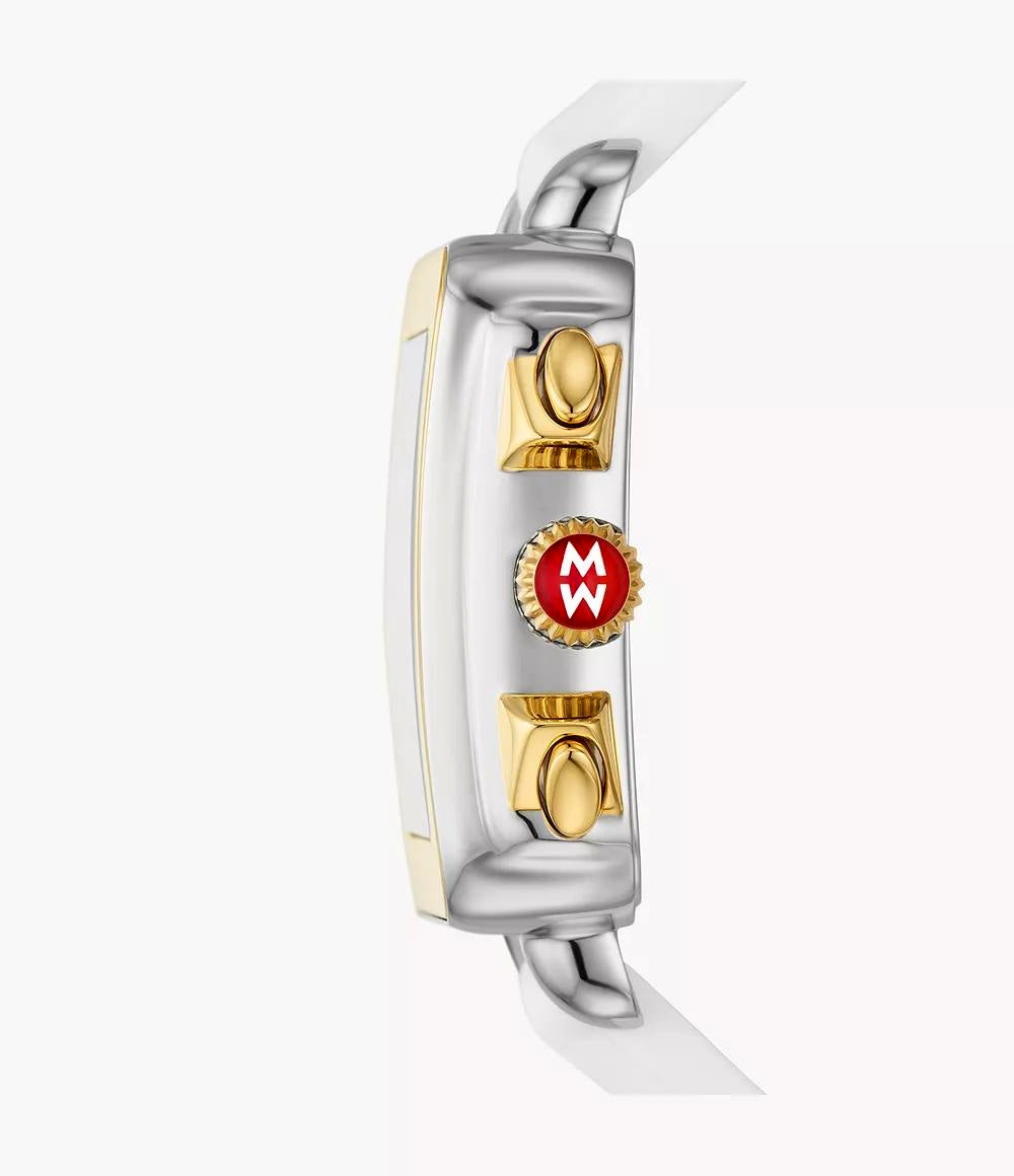 Michele Deco Sport Watch 36MM - White Silicone