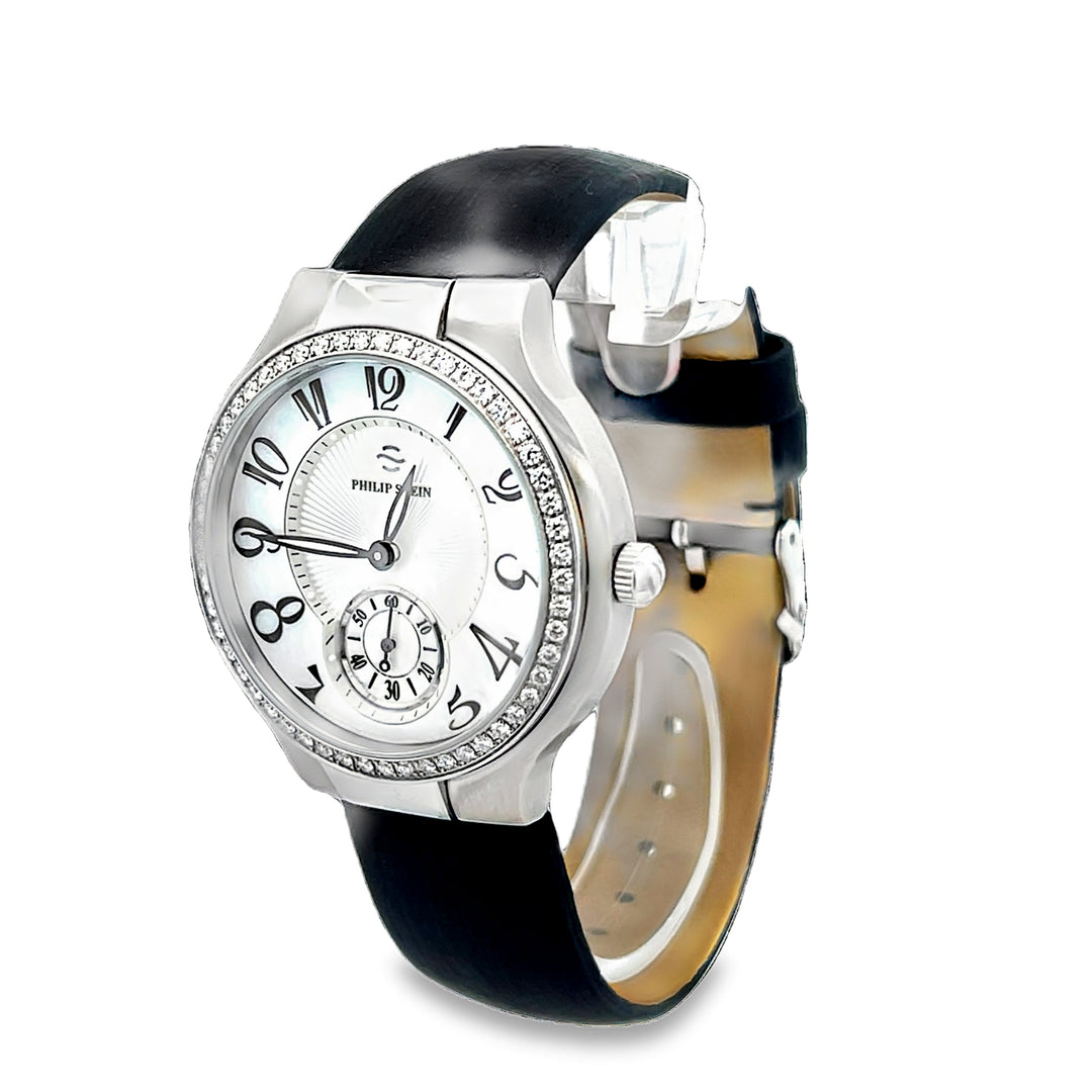 Women's Philip Stein Watch 40MM - Stainless Steel With Brown Strap