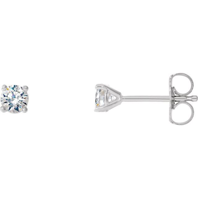 14K Gold & Platinum Natural Diamond Cocktail Earrings - Options Available