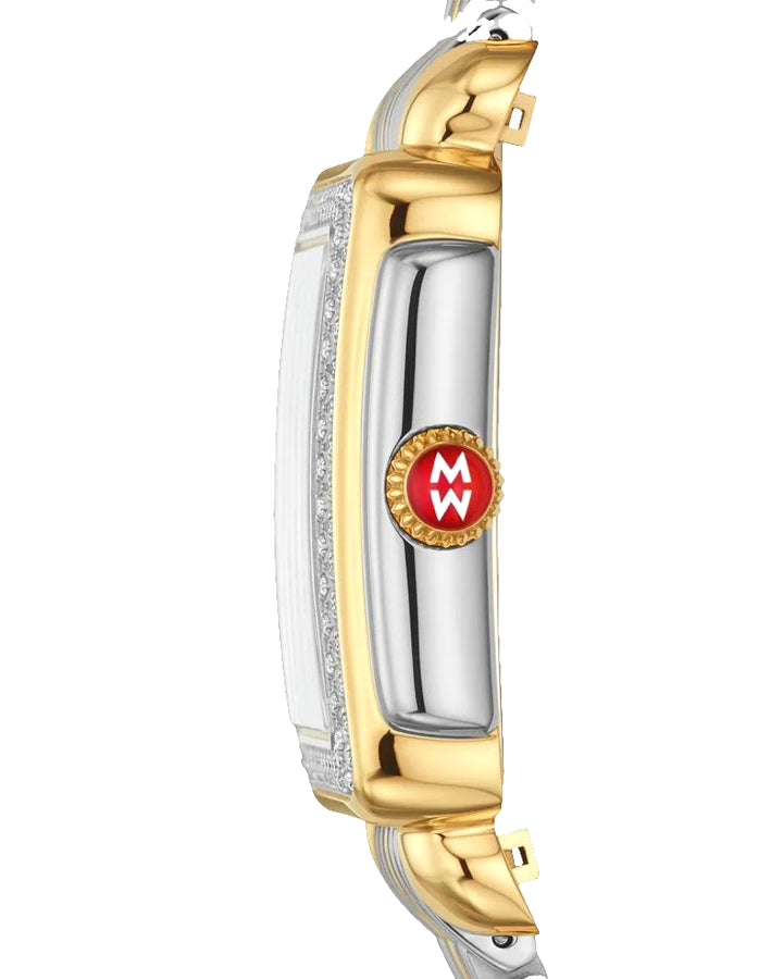 Michele Deco Madison Mid Diamond Watch 31MM - Two-Tone 18K Gold-Plated