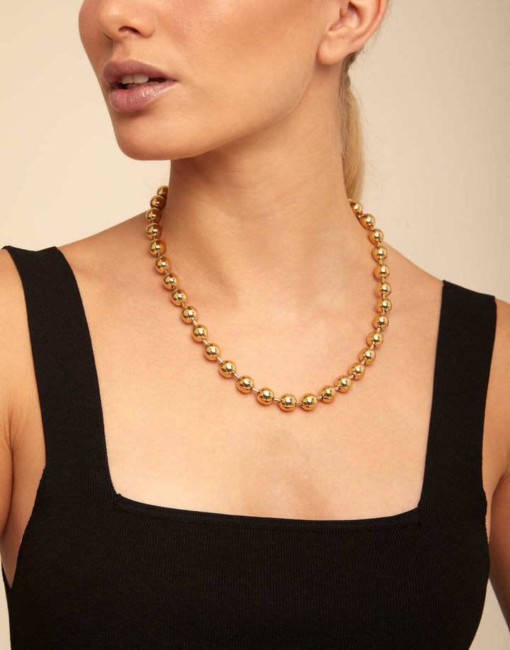 Uno de 50 Bead Beaded Necklace with Padlock