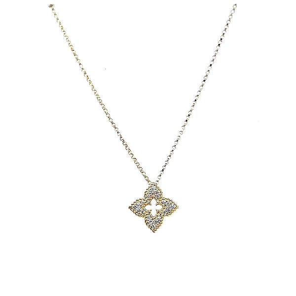 Gold Diamond Venetian Necklace