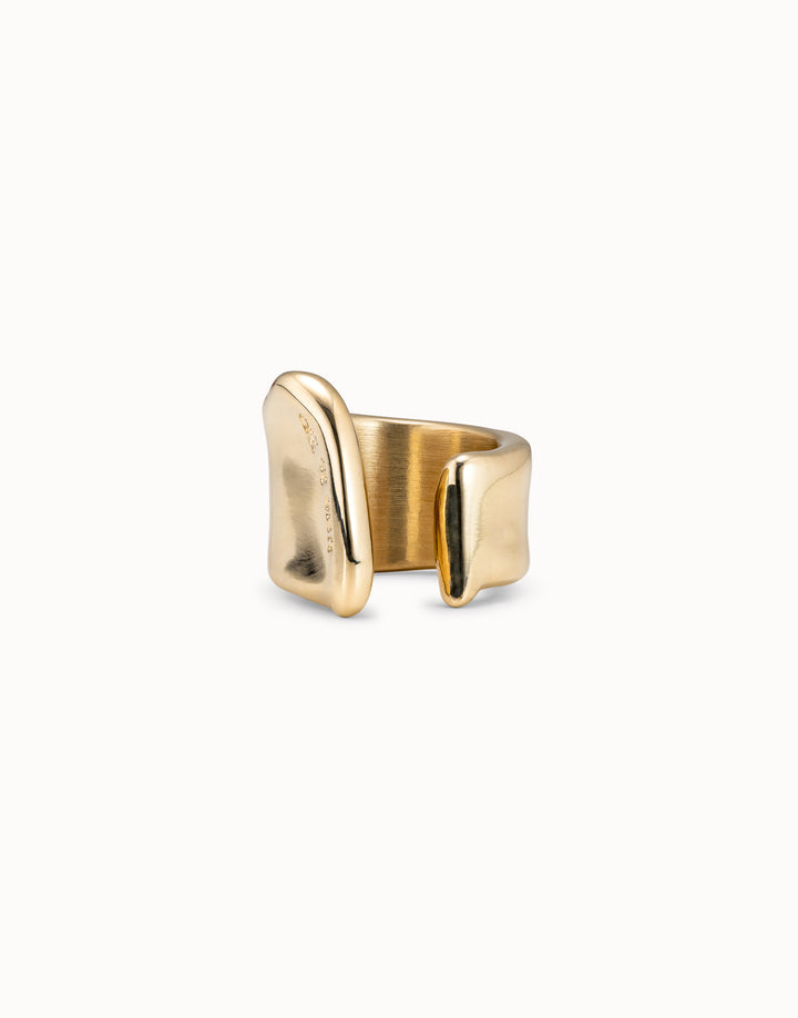 Uno de 50 Gold Plated Split Ring