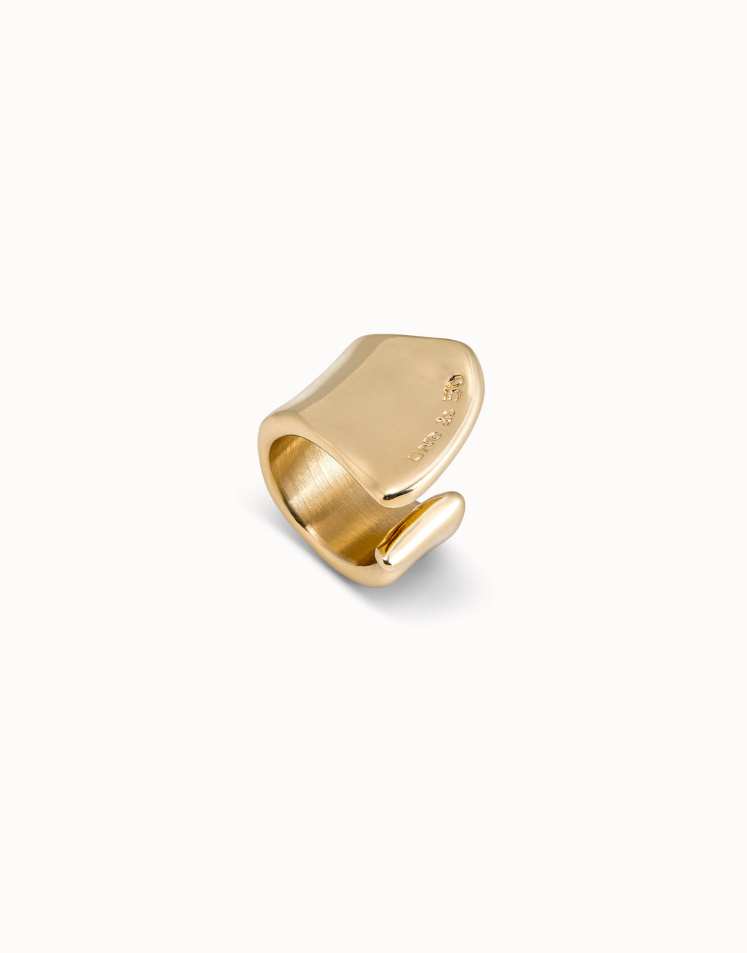 Uno de 50 Gold Plated Split Ring