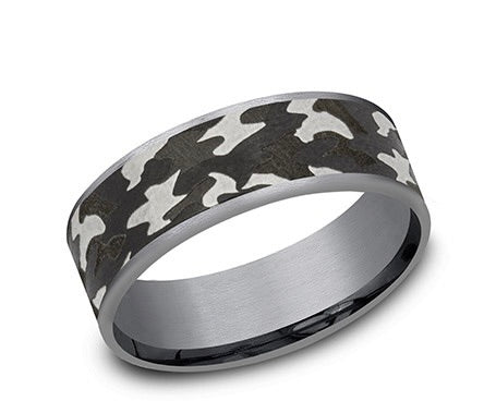 Camoflauge Tantalum Grey Band