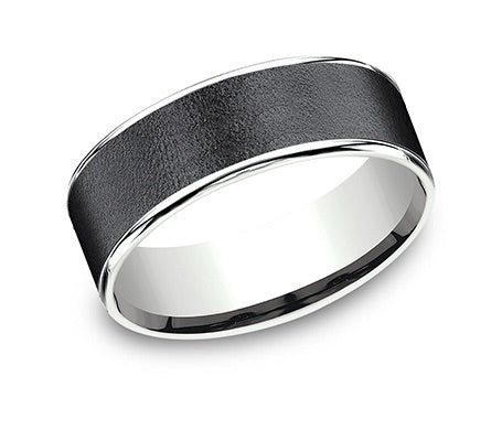 Wire Brush Tantalum Ring
