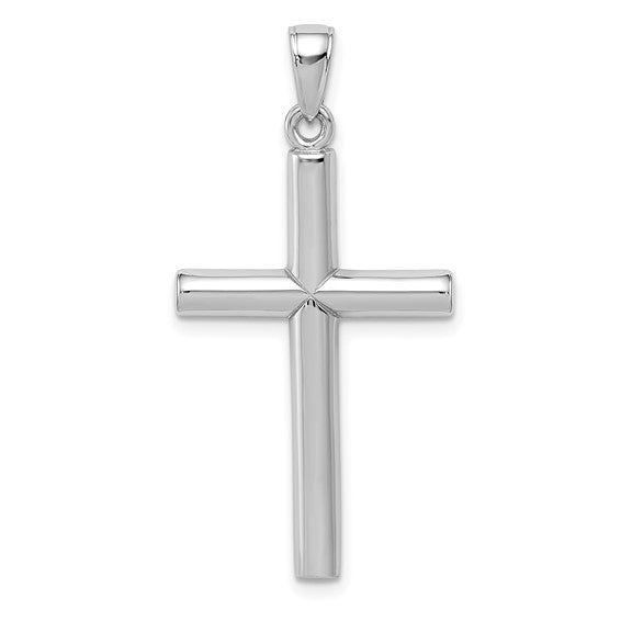 14K Gold Polished Cross Pendant