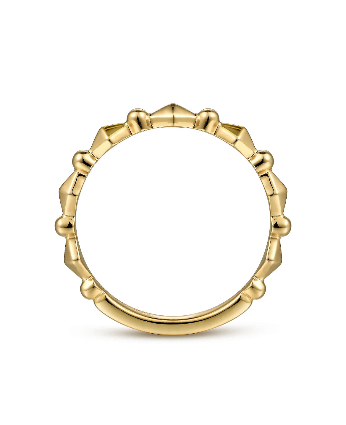 Gold Geometric Stackable Ring