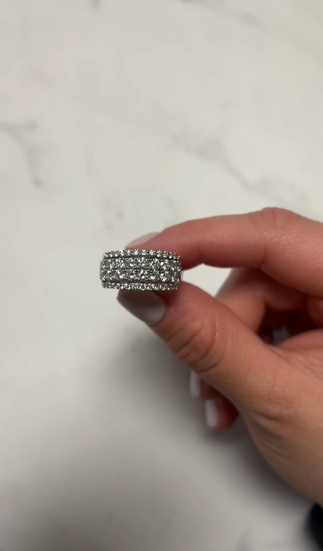 White Gold Diamond Fashion Ring