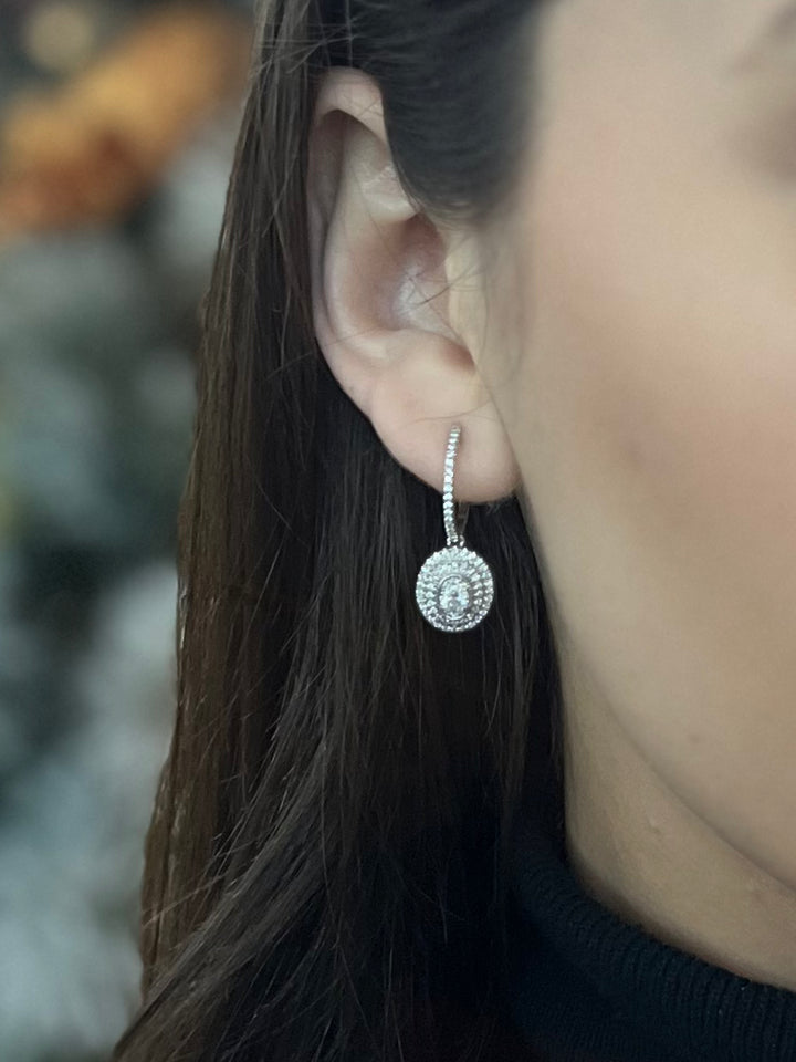 Diamond Dangle Earrings 1.00ct