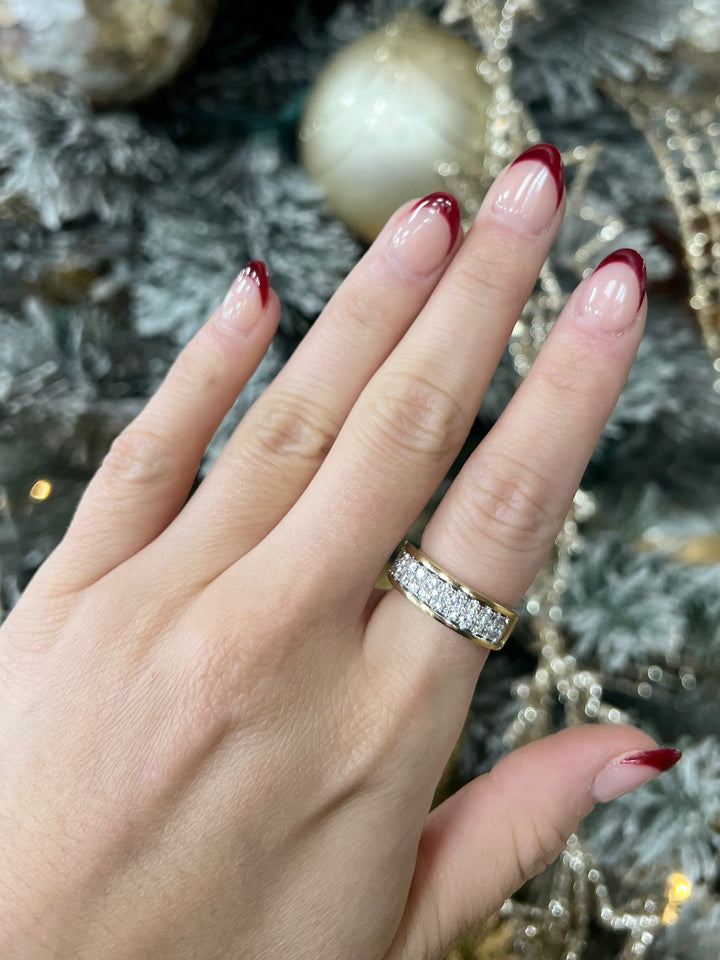 Diamond Gold Band