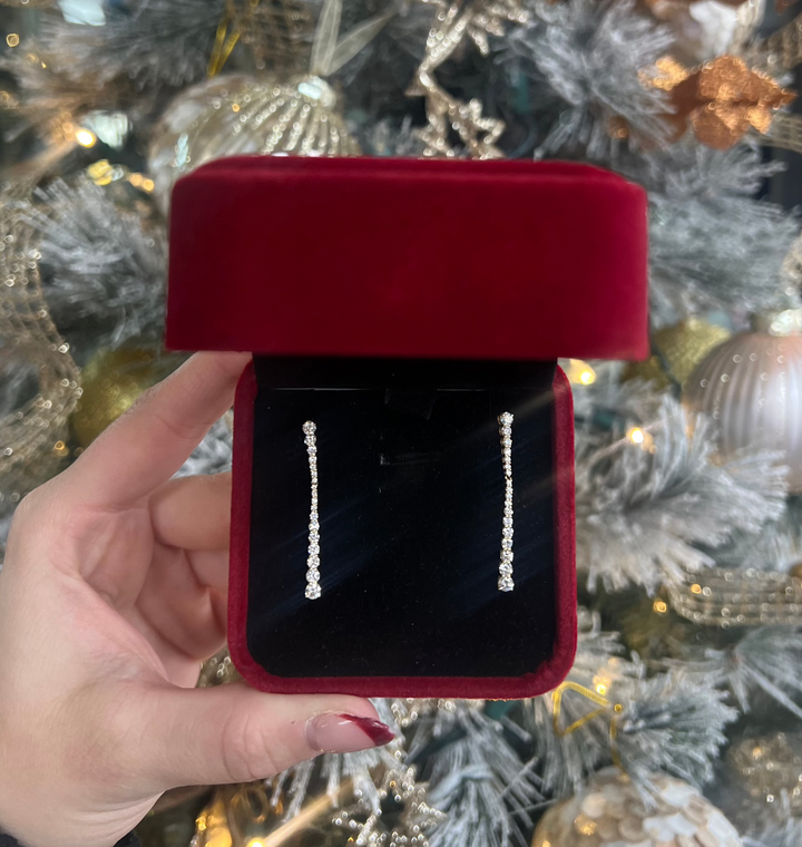 Diamond Drop Earrings