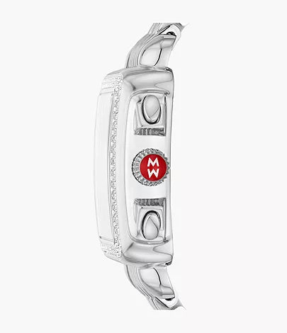 Michele Deco Diamond Watch 35MM - Stainless Steel