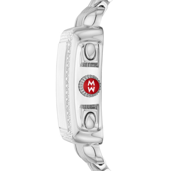 Deco 33mm Stainless Steel Diamond Bezel Watch