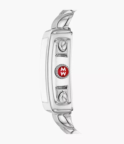 Michele Deco Diamond Watch 33MM - Stainless Steel
