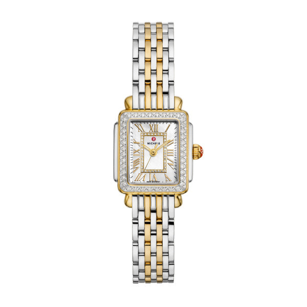 Deco Madison Mini Two-Tone Diamond Bezel Watch