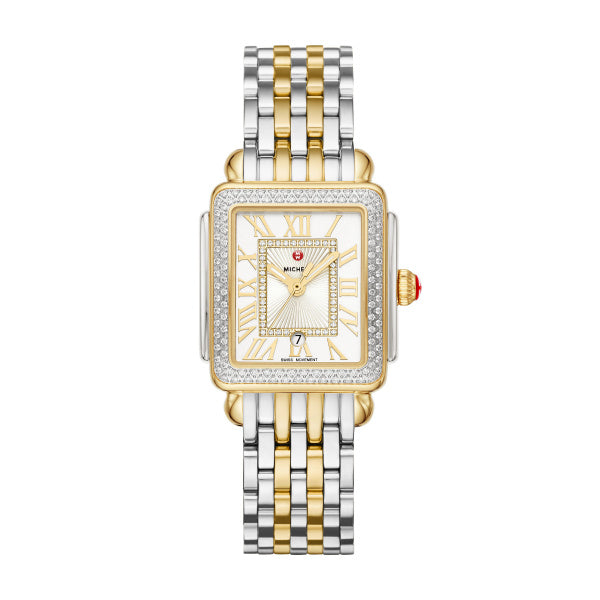 Deco Madison Mid 31mm Two-Tone Diamond Bezel Watch