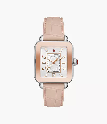 Deco Sport Two-Tone Pink Gold Watch