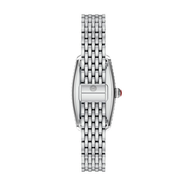 Coquette Stainless Steel Diamond Bezel Watch