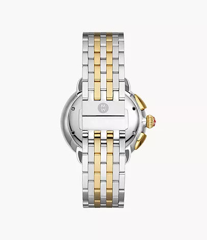 Serein Two-Tone 18K Gold-Plated Diamond Watch