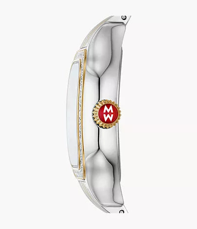 Meggie Two-Tone Diamond Stainless Steel Watch
