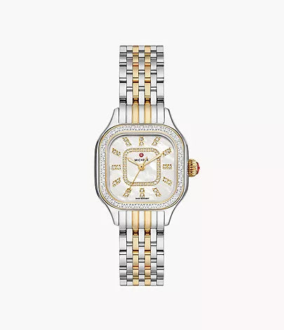 Meggie Two-Tone Diamond Stainless Steel Watch