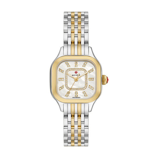 Meggie 29mm Two-Tone Mother-of-Pearl Diamond Watch