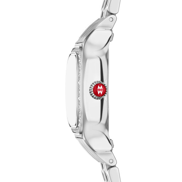 Meggie Mini Stainless Steel Diamond Bezel Watch