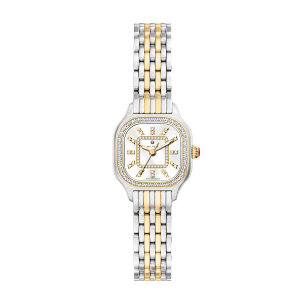 Meggie Mini Two-Tone Diamond Bezel Watch