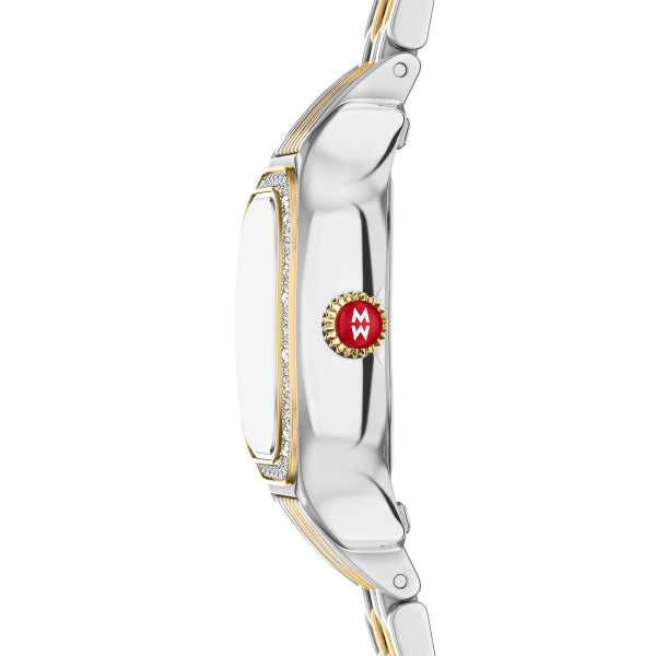 Meggie Mini Two-Tone Diamond Bezel Watch