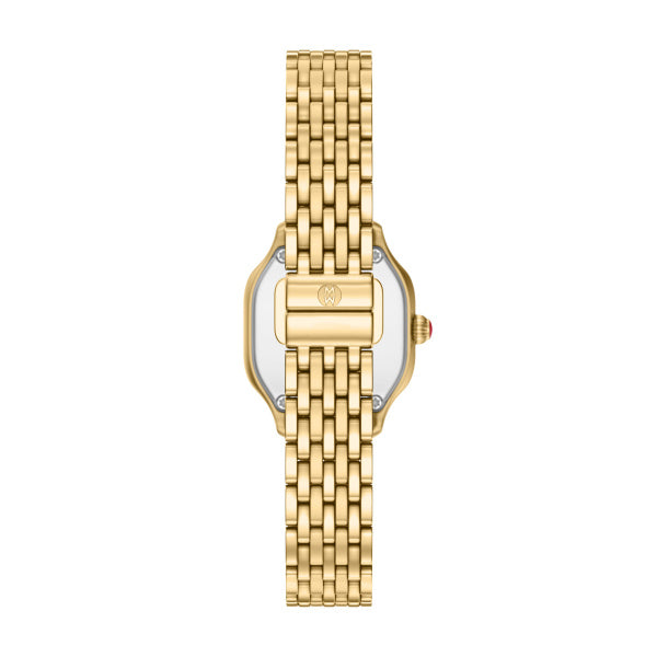 Meggie Mini Gold Mother-of-Pearl Diamond Bezel Watch