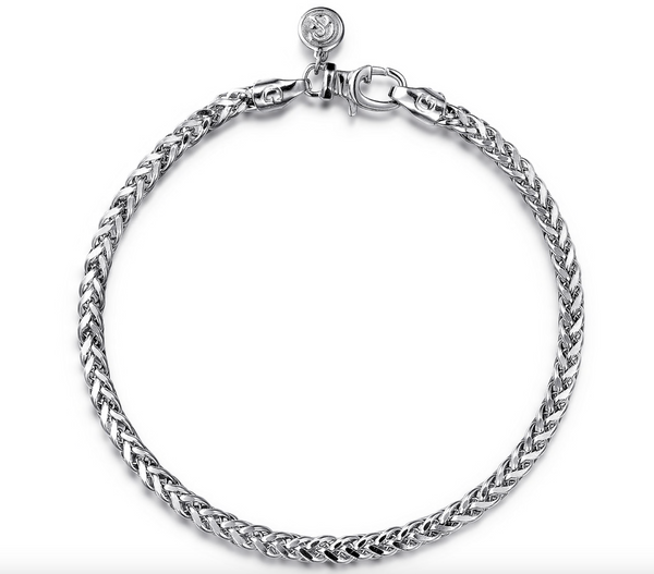 Silver Wheat Chain Bracelet