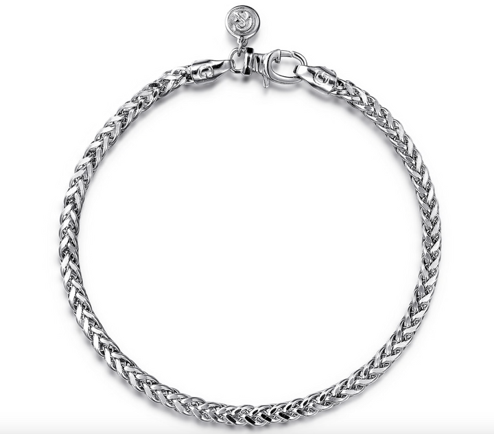 Silver Wheat Chain Bracelet