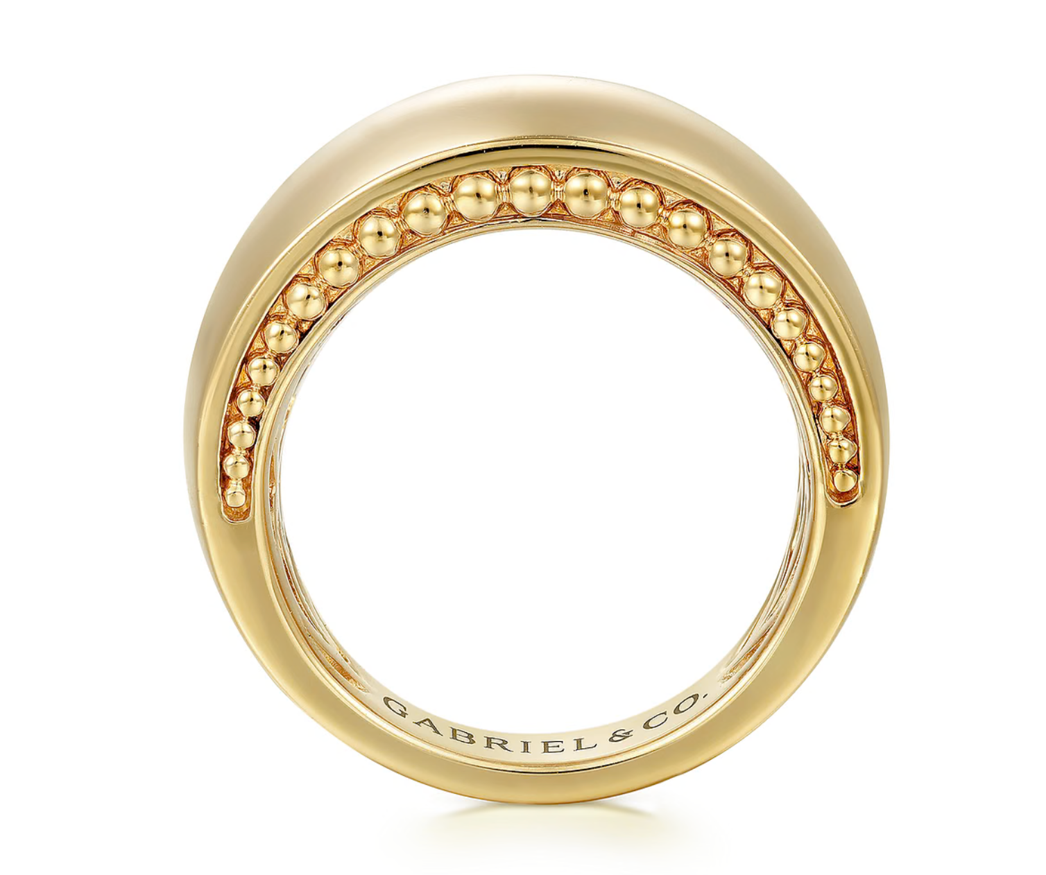 Gold Bead Cloud Band