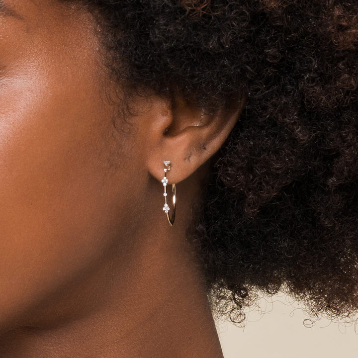 14K Yellow Gold Hoop Earrings