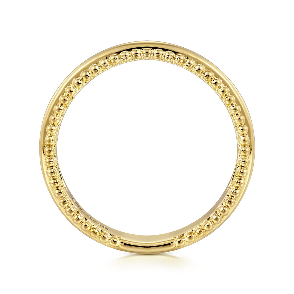 Bujukan 14K Yellow Gold Stackable Ring