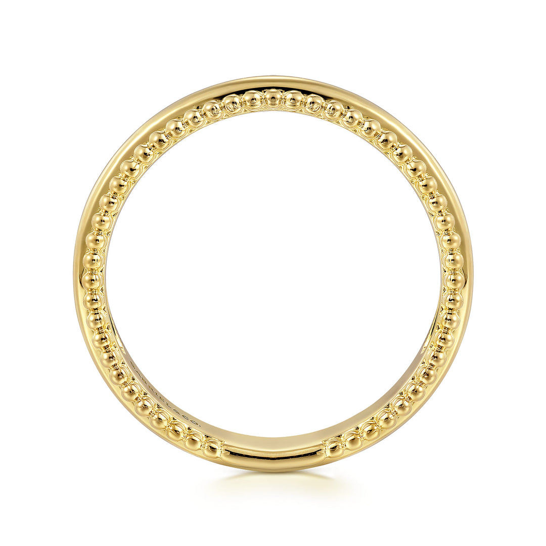 Bujukan 14K Yellow Gold Stackable Ring