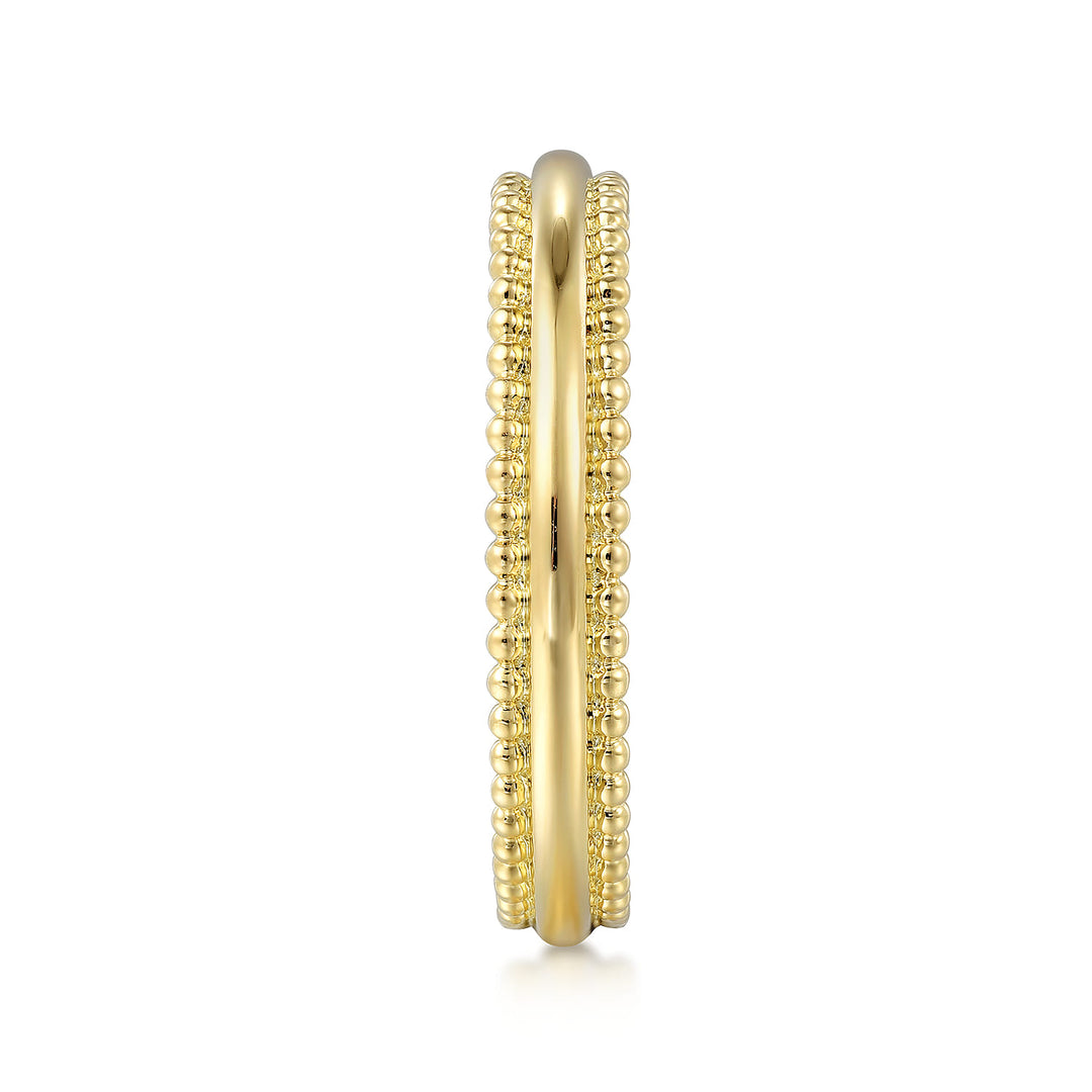 Bujukan 14K Yellow Gold Stackable Ring