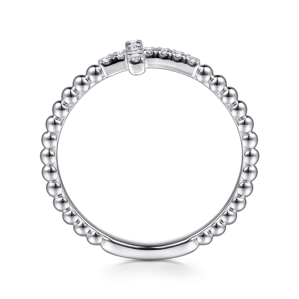 Sterling Silver Cross Stackable Ring