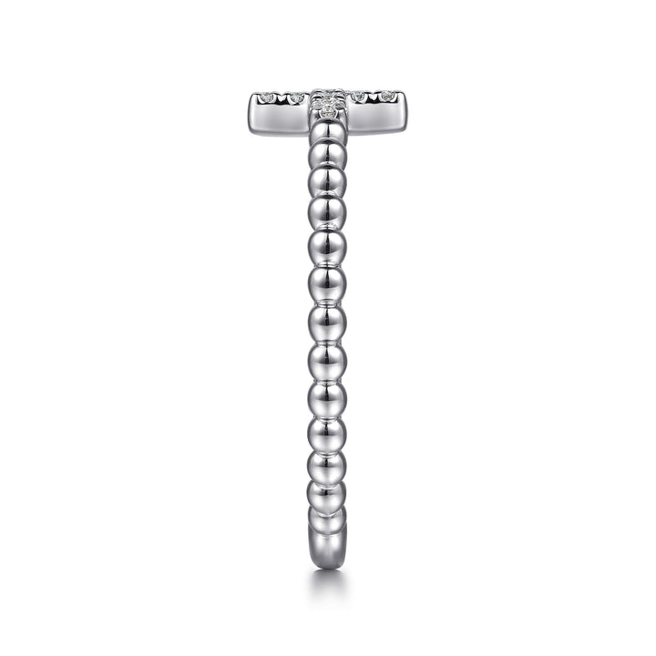 Sterling Silver Cross Stackable Ring