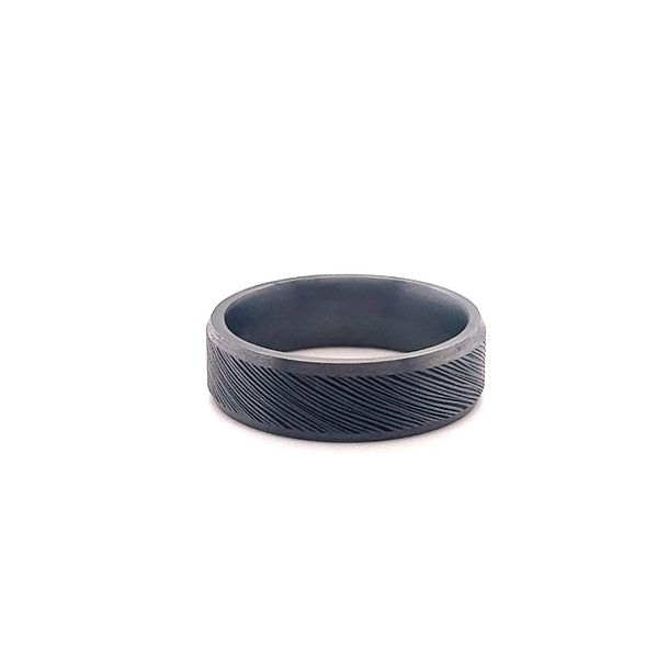 Tantalum Cross Bark Ring